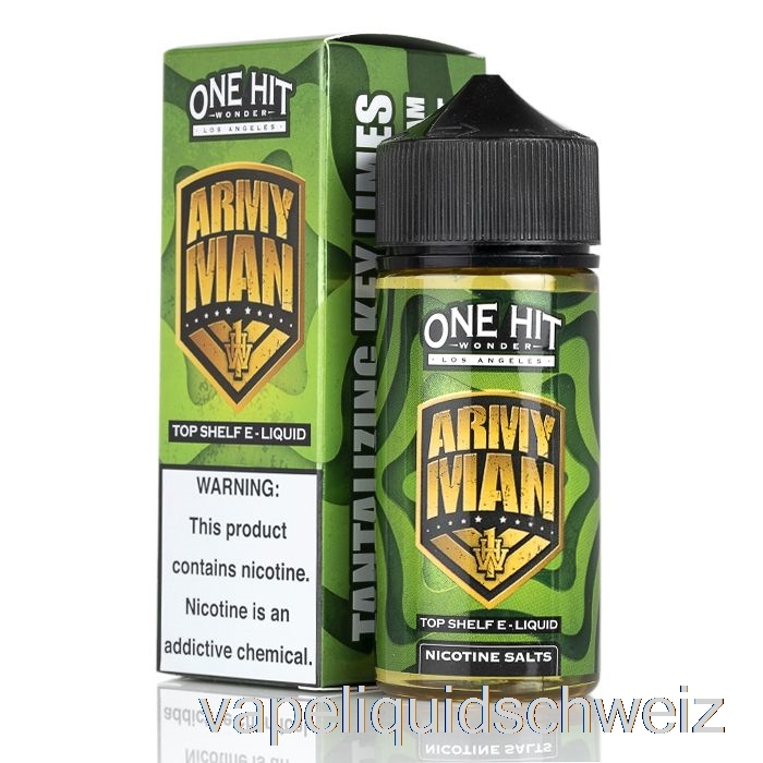 Army Man - One Hit Wonder - 100 Ml 6 Mg Vape Ohne Nikotin